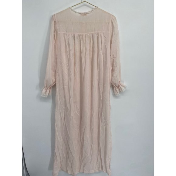 Barbizon Vintage Lace and Embroidered Pajama Gown - Picture 5 of 8